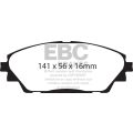 DP42185R Brake Pads YELLOWSTUFF EBC Brakes for Mazda 3 BM 3 BN Mazda CX-3 CX-30 3 BM 3 BN CX3 CX3