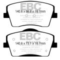 DP42365R Brake Pads YELLOWSTUFF EBC Brake Volvo XC40 T3 XC40 B4 XC40 B5 XC40 T4 XC40 T5 XC40 D3 XC40 D4 Volvo XC40 T2 XC40 B3 XC4