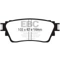 DP62376 Brake Pads GREENSTUFF EBC Brakes for Mitsubishi Eclipse Cross Outlander Mitsubishi Outlander
