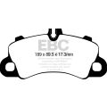 DP42379R Brake Pads YELLOWSTUFF EBC Brakes for Porsche Cayenne Coupe Porsche Cayenne 3rd Gen Cayenne Coupe Cayenne 9YA