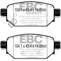 DP43081R Brake Pads YELLOWSTUFF EBC Brakes for Mazda 3 BN Mazda 3 BN CX3