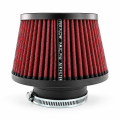 Kuželový vzduchový filtr FMIC.Pro délka 100mm montážní průměr 80mm Červený-5