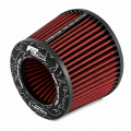 Kuželový vzduchový filtr FMIC.Pro délka 100mm montážní průměr 70mm Červený-2