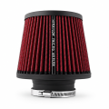 Kuželový vzduchový filtr FMIC.Pro délka 125mm montážní průměr 89mm Červený-5