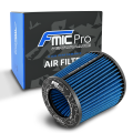 Kuželový vzduchový filtr FMIC.Pro délka 150mm montážní průměr 80mm Modrý-2