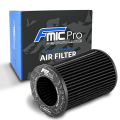 Vzduchový kuželový filtr FMIC.Pro délka 200mm montážní průměr 76mm černý-1