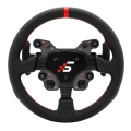 GT1 330 mm Kožený Volant R-Type SIMAGIC s ŘadicÍmi Pádly Simulator Simracing