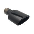 Jednoduchá koncovka výfuku Nerezová ocel NBL1-27L 120x80 mm Montážní průměr 60 mm