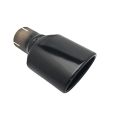 Jednoduchá koncovka výfuku Nerezová ocel NBL1-27P 120x80 mm Montážní průměr 65 mm