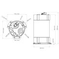 Nuke Performance 2G Fuel Surge Tank 3.0 L for Brushless Fuel Pumps-6