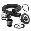 Nuke Performance Filler Cap and Fuel Hose Kit for CFC Unit Aluminum Nut Ring with M6 Bolts-1