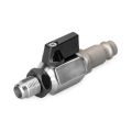 Nuke Performance Air Jack Petcock Ball Valve Male Connector AN-6-2