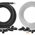 Nuke Performance Air Jack 60 C PTFE Hose Kit with Quick Release Connector Valve AN6 3pc Set-2