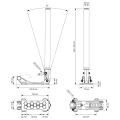 Nuke Performance Hydraulic Handbrake DriftSpec Pro Glossy Carbon 360mm 14.17