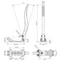 Nuke Performance Hydraulic Handbrake DriftSpec Pro Billet Organic Flow 420mm Black-8