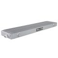 Olejový chladič FMIC.Pro 580 x 140 x 40 mm asymetrické vstupy stříbrná-3