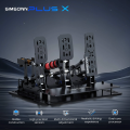 Pedalbox SIMSONN Pedály závodního simulátoru Plus X Simulation Simracing – Černý