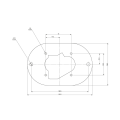 Ramair Carburettor Foam Air Filter with Baseplate to fit Weber 32 34 DMTL DMTR DATR 25mm Internal Height