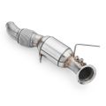 Downpipe RM Motors pro BMW E90 E60 E83 E71 M57N2 s katalyzátorem Euro 3 100 CPSI