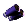 Titanium Exhaust Tips Purple Restomotive
