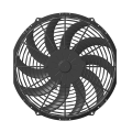 Axiální tlačný ventilátor SPAL 12V VA10-AP9/C-25S 305 MM