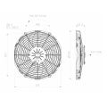 Axiální tlačný ventilátor SPAL 12V VA10-AP50/C-61S 305 MM