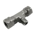 3/8 Compression X 1/8 Male NPT Branch T Nitrous Express NX 16096
