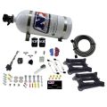 Dual 4150 Conventional Plate System Gasoline Pro-Power 100-500Hp with 10Lb Bottle Nitrous Express NX 50240-10