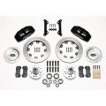 Wilwood 140-10738 Forged Dynapro 6 Hub Přední brzdová sada 12.19 černá Cadillac Chevrolet GMC Pontiac