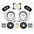 Wilwood 140-13886-D AERO6 Big Brake Kovaný přední brzdový kit 14.00 vrtaný černý Ford