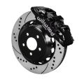 Wilwood 140-13886-D AERO6 Big Brake Kovaný přední brzdový kit 14.00 vrtaný černý Ford