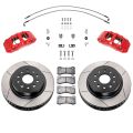Wilwood 140-17275-R AERO6-DM Direct-Mount Truck Front Brake Kit 13.38 Red for Jeep
