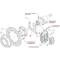 Wilwood 140-5771-BD Forged Dynalite Rear Drag Brzdová Sada Vrtaná 2.91