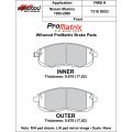 Brzdové desky Wilwood 150-D0653K PM ProMatrix D653 Street Performance Racing Pads .67