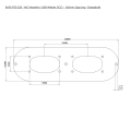 Vzduchový filtr Twin Carb Ramair RT3-235-406 65mm Vnitřní výška-2
