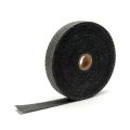 Black Glass Fiber Exhaust Wrap 2.5cm x 15m (1