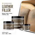 Leather Expert Leather Filler White bílý pružný tmel na opravu děr prasklin a poškození kůže 25ml-2