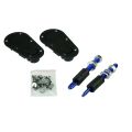 JRspec flat bonnet fasteners - blue