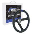 Sportovní volant FMIC.Pro Track kůže 350mm odsazení 90mm modrý