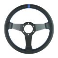Sportovní volant FMIC.Pro Track kůže 350mm odsazení 90mm modrý-6