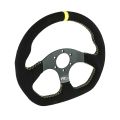 Sportovní volant FMIC.Pro D-Shape semišový 325mm odsazení 42mm žlutý-3