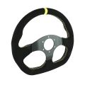 Sportovní volant FMIC.Pro D-Shape semišový 325mm odsazení 42mm žlutý-6