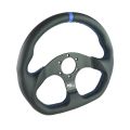 Sportovní volant FMIC.Pro D-Shape kůže 325mm odsazení 42mm modrý-3