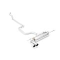 Complete exhaust system AUDI A3 8P 1.9, 2.0 TDI PD
