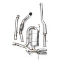 Complete exhaust system AUDI TT 8N 1.8T