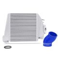 Mishimoto Subaru WRX Top Mount Intercooler Kit 2008-2014 Silver w/ Blue Hose