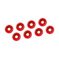 Fender Bumper Engine Bay Dress Up Washers red