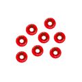 Fender Bumper Engine Bay Dress Up Washers red