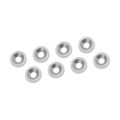 Fender Bumper Engine Bay Dress Up Washers silver