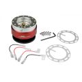 JRspec steering wheel quick release hub Červená
